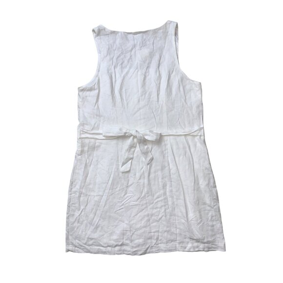 A New Day Womens White Sleeveless Button-Front Dress With Pockets Size Small - Picture 7 of 11
